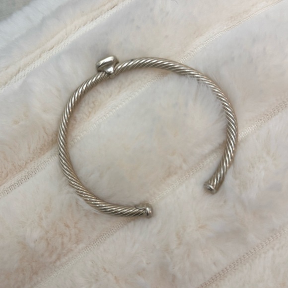 DAVID YURMAN Sterling Silver Amethyst 4mm Noblesse Cable Bracelet - Picture 6 of 15